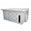 Gabinete de Pared para Exterior IP65 6RU Acero Laminado Gris Epoxico