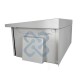 Gabinete de Pared para Exterior IP55 6RU Acero Laminado Gris
