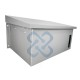 Gabinete de Pared para Exterior IP55 6RU Acero Laminado Gris