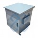 Gabinete de Piso para Exterior IP65 15RU Acero Laminado Gris