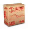 Rollo Cable Solido UTP Satra LSZH 24AWG categoria 6 305 metros Gris