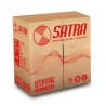 Rollo Cable Solido UTP Satra LSZH 24AWG categoria 6 305 metros Gris