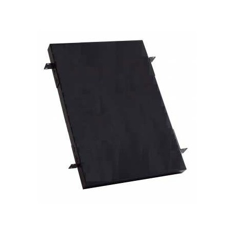 Bandeja Metalica pesada Fija Plana 4 orejas 70 cm. Profundidad