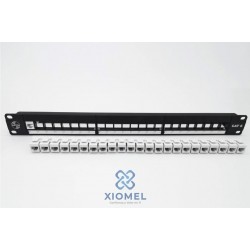 Patch Panel 24 puertos Categoría 6 SATRA Modular 0102022401
