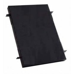 Bandeja Metalica pesada Fija Plana 4 orejas 90 cm. Profundidad
