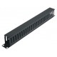 Ordenador de Cables Horizontal Frontal 1 RU para Gabinetes