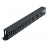Ordenador de Cables Horizontal Frontal 1 RU para Gabinetes