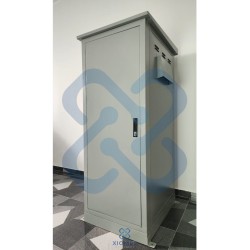 Gabinete de Piso para Exterior IP65 32RU Acero Laminado Gris