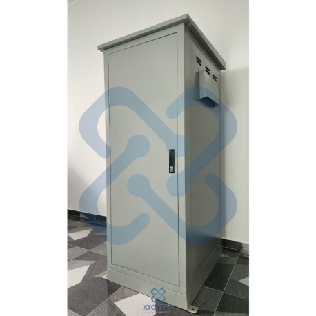 Gabinete de Piso para Exterior IP65 32RU Acero Laminado Gris