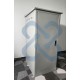Gabinete de Piso para Exterior IP65 24RU Acero Laminado Gris