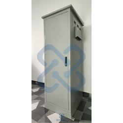 Gabinete de Piso para Exterior IP65 42RU Acero Laminado Epoxica Gris