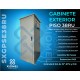 Gabinete de Piso para Exterior IP65 38RU Acero Laminado Epoxica Gris