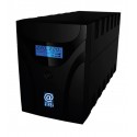 UPS Interactivo Elise Fase AUR-1000-LCD-USB 1000 VA / 600 W, Puerto inteligente USB-HID.