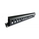 Ordenador Metalico Horizontal Frontal 1 RU para Gabinetes