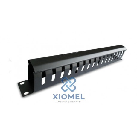 Ordenador Metalico Horizontal Frontal 1 RU para Gabinetes