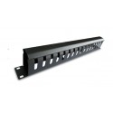 Ordenador Metalico Horizontal Frontal 1 RU para Gabinetes