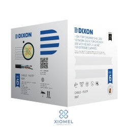 Rollo Cable Dixon F/UTP Cat. 6 4Px23 AWG 9067 Para Uso Exterior
