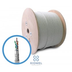 Rollo Cable solido SF/UTP Satra CM Gris 305 metros 23 AWG ( 0212072101 )