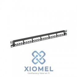 Patch Panel Panduit Mini-Com® Modular F/UTP de 24 puertos, metálicos, blindados (CP24BLY)