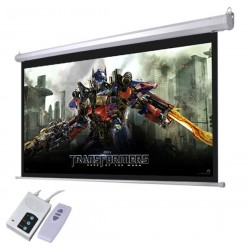 Pantalla de Proyeccion Electrica Control Remoto 2.0 x 1.5 mts