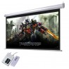 Ecran Electrico 2.0 x 2.0 mts Pantalla de Proyeccion Control Remoto