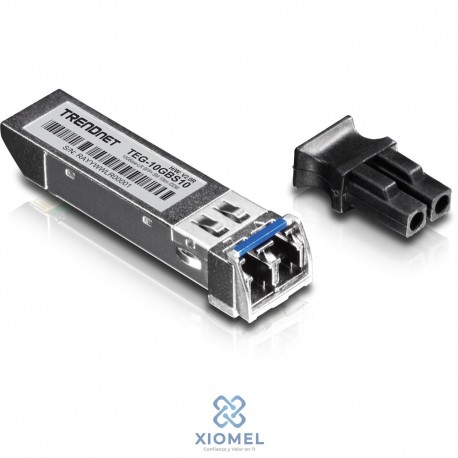 TRANSCEPTOR TRENDNET, Módulo LC monomodo SFP+ 10GBASE-LR (10 km con DDM)(TEG-10GBS10)