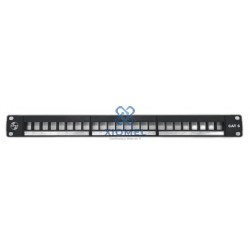 Patch Panel 24 puertos Categoría 6A SATRA vacio UL ( 103022400 )
