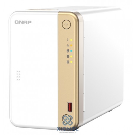 Servidor NAS QNAP TS-262-4G RAM 4GB 2 Bahias 2,5GbE