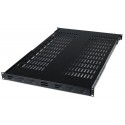 Bandeja Metalica Retractil Teclado Mouse 1 RU 80cm. Profundidad para gabinetes