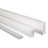  Canaleta pared 24x14 blanco SATRA capacidad 4 cables 2 metros ( paquete de 25 unidades )