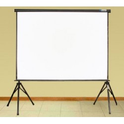 Ecran Doble Tripode 4.0 x 3.0 mts Pantalla de Proyeccion Antireflex