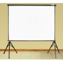 Ecran Doble Tripode 4.0 x 3.0 mts Pantalla de Proyeccion Antireflex