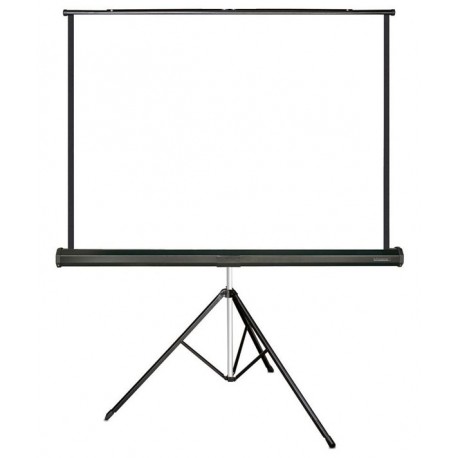 Pantalla de Proyeccion Retractil con Tripode 1.8 x 1.8 mts Antireflex
