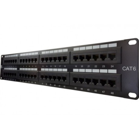 Patch Panel de 48 puertos Dixon RJ-45 Categoria 6